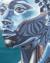 Load image into Gallery viewer, Blue Shine by the Shore – Limited Editon Fine Art Giclée Print, 12×16 in