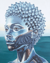 Load image into Gallery viewer, Blue Shine by the Shore –   Limited Editon Fine Art Giclée Print, 12×16 in
